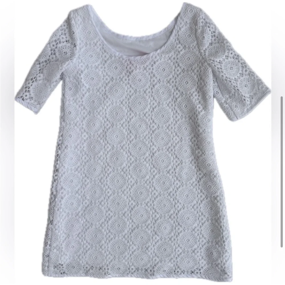 SOLD Lilly Pulitzer | Girl's Little Topanga Dress in White
Size S (4-5) - Picture 3 of 5